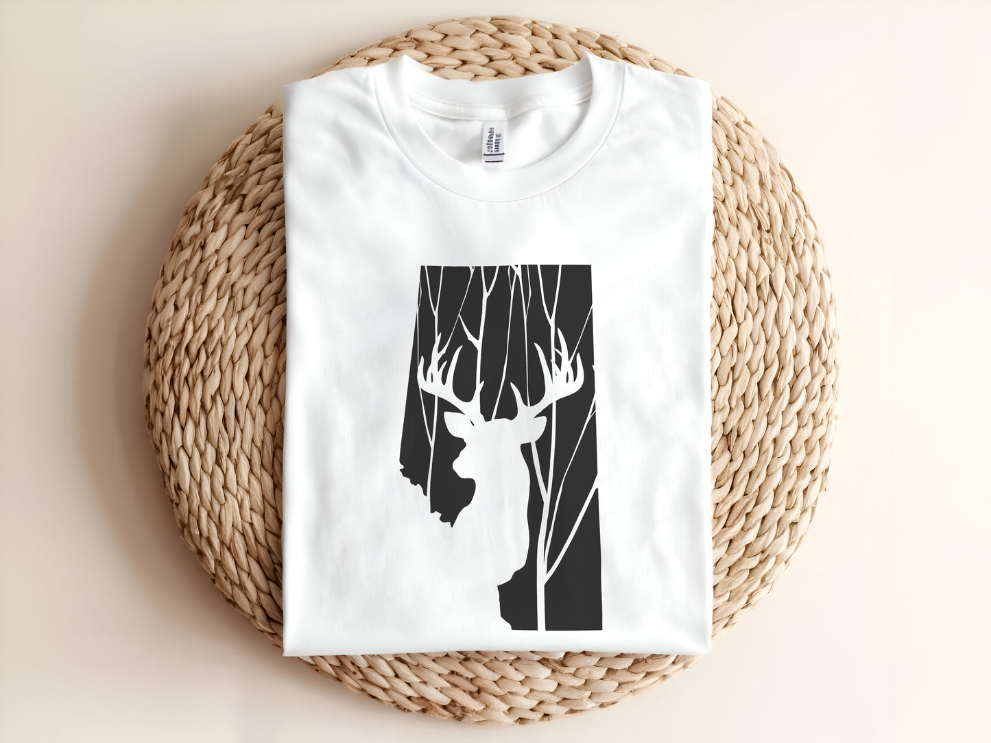 Adult graphic t-shirt featuring Alberta hunter design, unisex tee perfect for hunting enthusiasts and outdoor lifestyle.