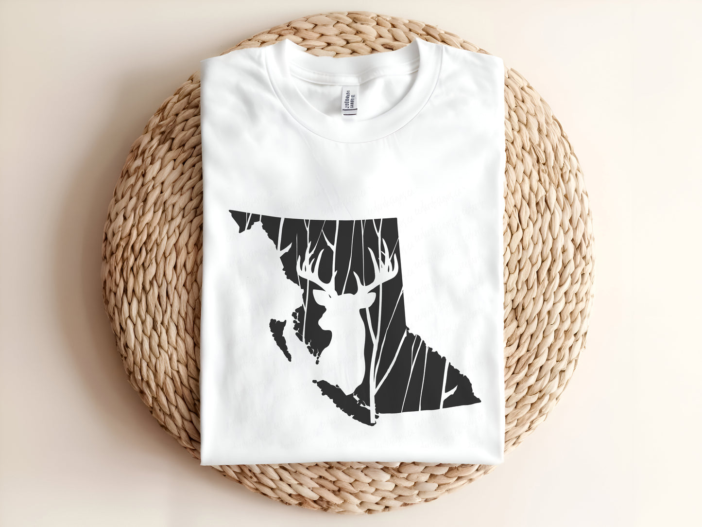 Adult graphic t-shirt featuring BC hunter design, unisex tee perfect for hunting enthusiasts and outdoor lifestyle.