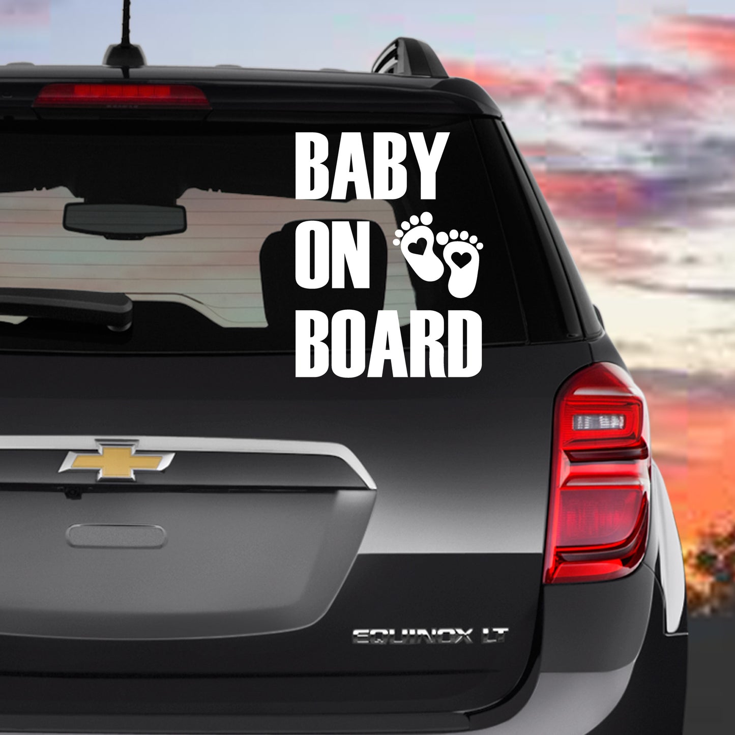 Baby on Board Decal, Premium Vinyl Decal - Weatherproof & Easy to Apply!