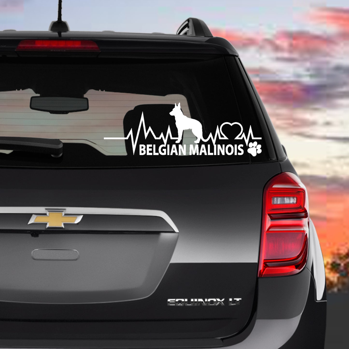 Belgian Malinois Decal, Premium Vinyl Decal - Weatherproof & Easy to Apply!