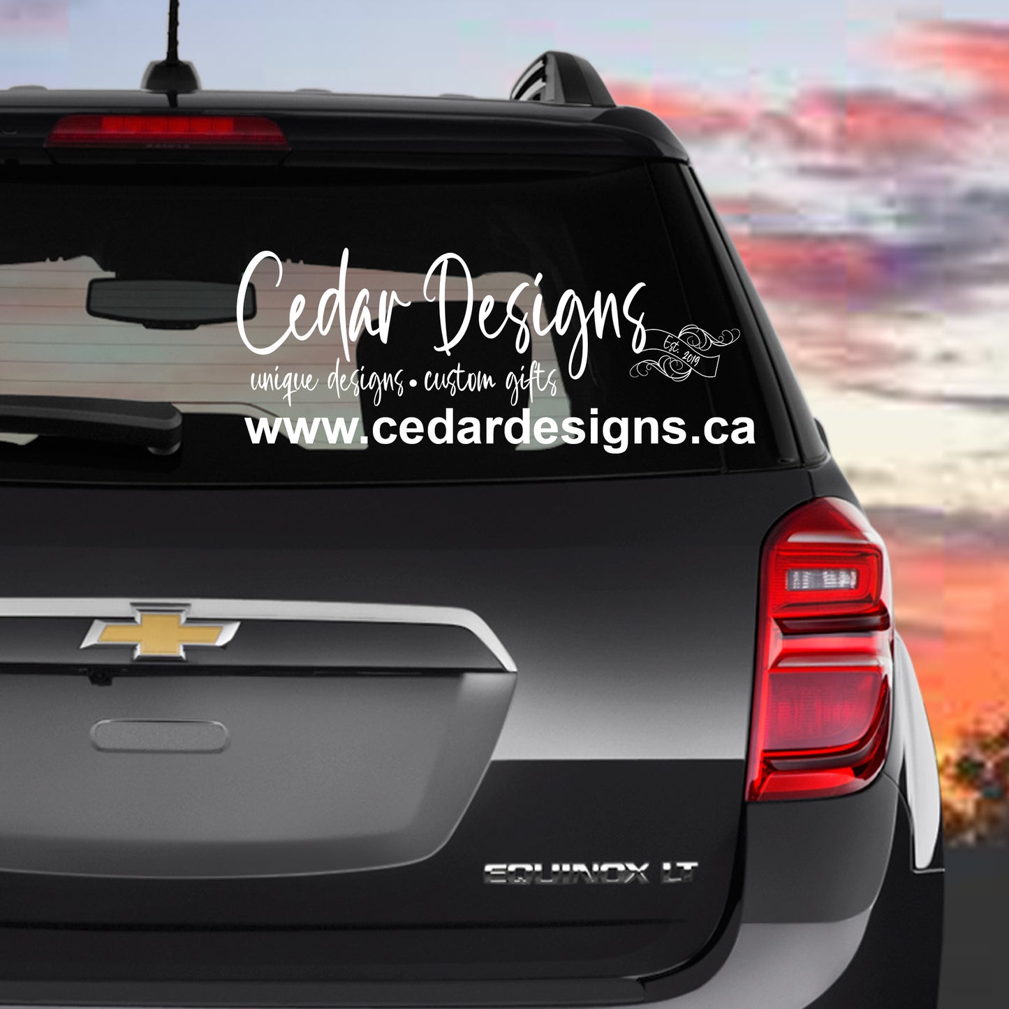 Custom Business Car Decals – Advertise on the Go!, Premium Vinyl Decal - Weatherproof & Easy to Apply!