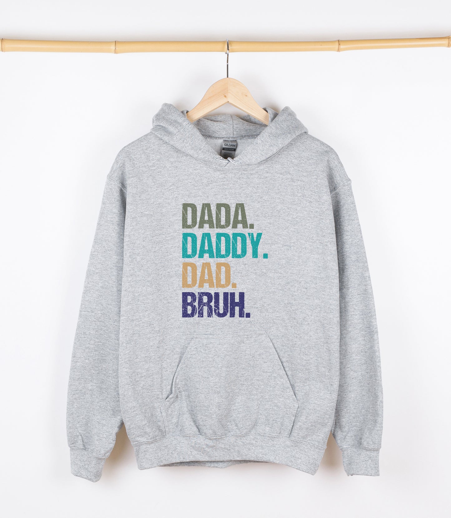 DAD DADDY DAD BRUH Sweatshirt, Crewdie, Hoodie, Full Zip-Up Hoodie