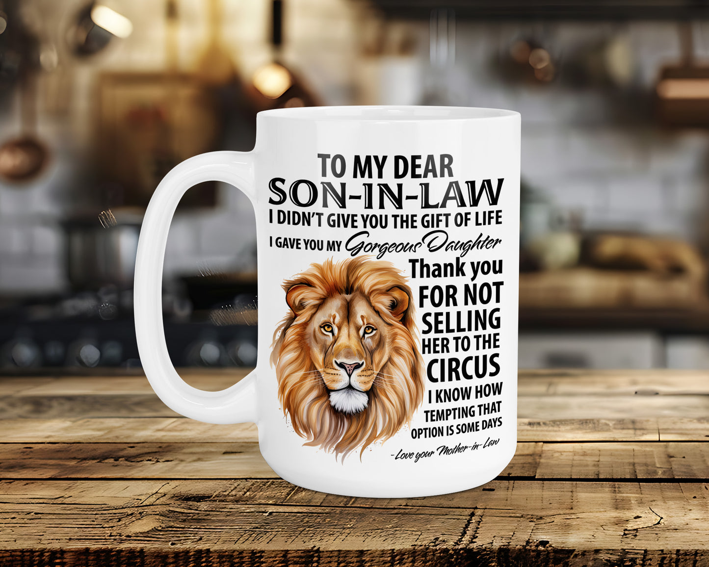 TO MY DEAR SON-IN-LAW Classic Ceramic Mug