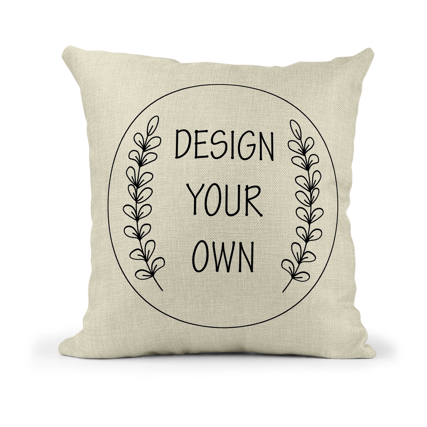 Design Your Own Linen Throw Pillow