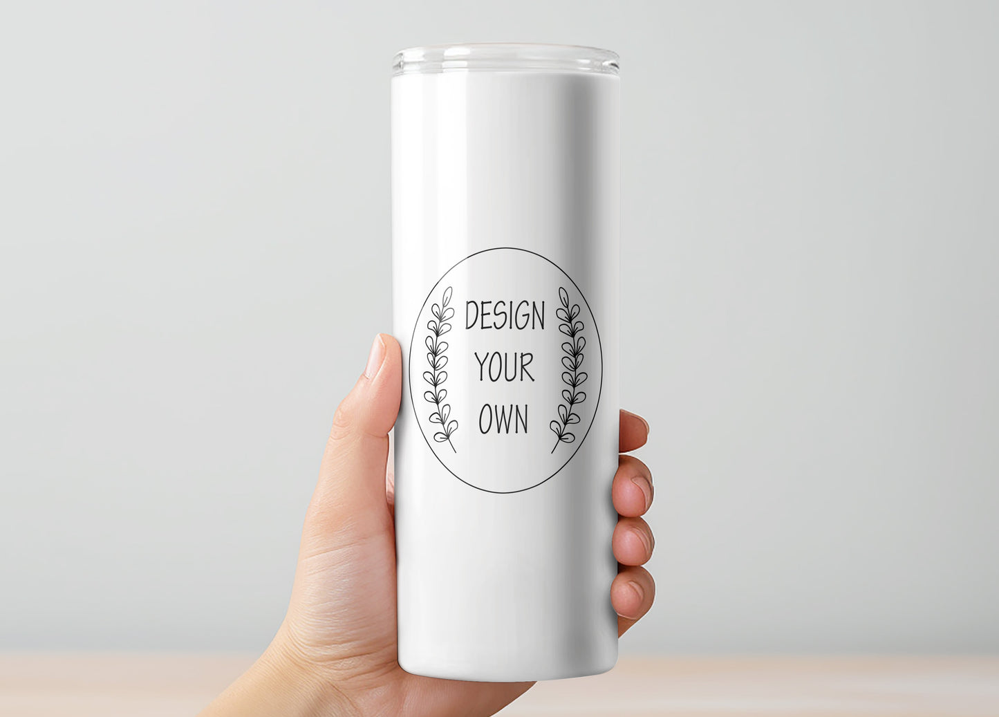Design Your Own Tumbler, Insulated Tumbler with Lid & Metal Straw – 15oz, 20oz, 30oz – Hot and Cold Travel Mug