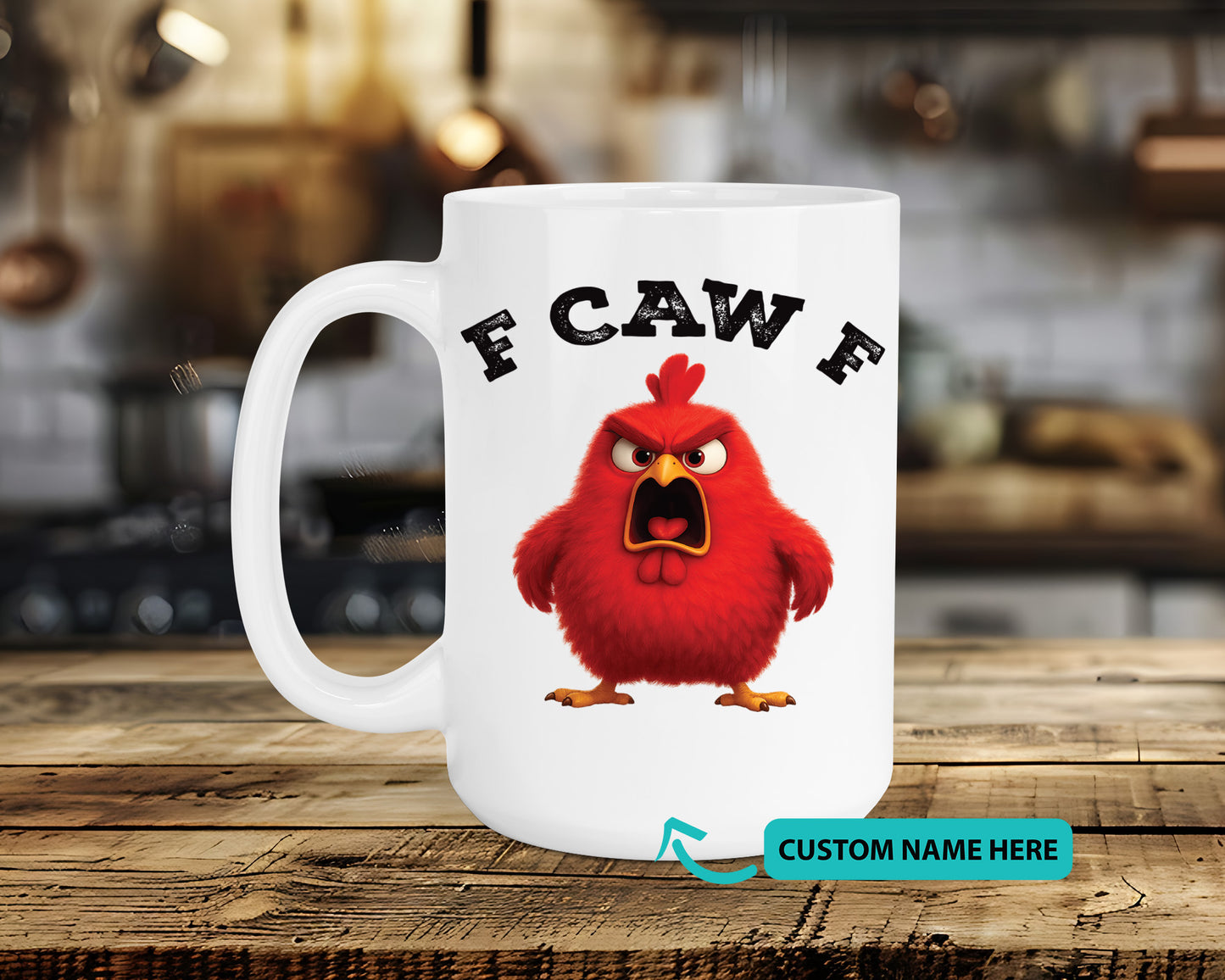 F-Caw-F Ceramic Mug