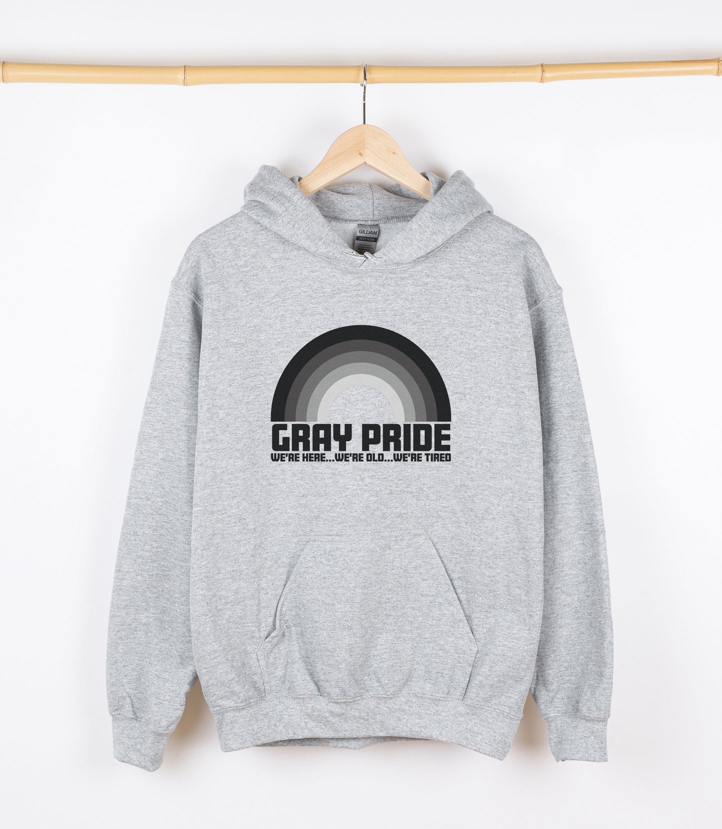 GRAY PRIDE Sweatshirt, Crewdie, Hoodie, Full Zip-Up Hoodie