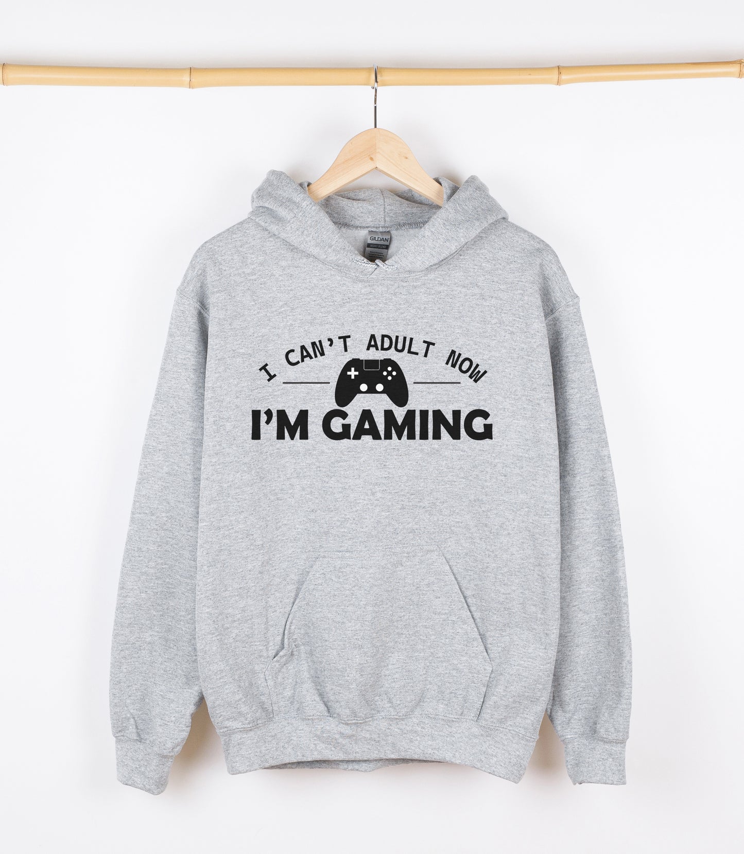 I CAN'T ADULT NOW I'M GAMING Sweatshirt, Crewdie, Hoodie, Full Zip-Up Hoodie
