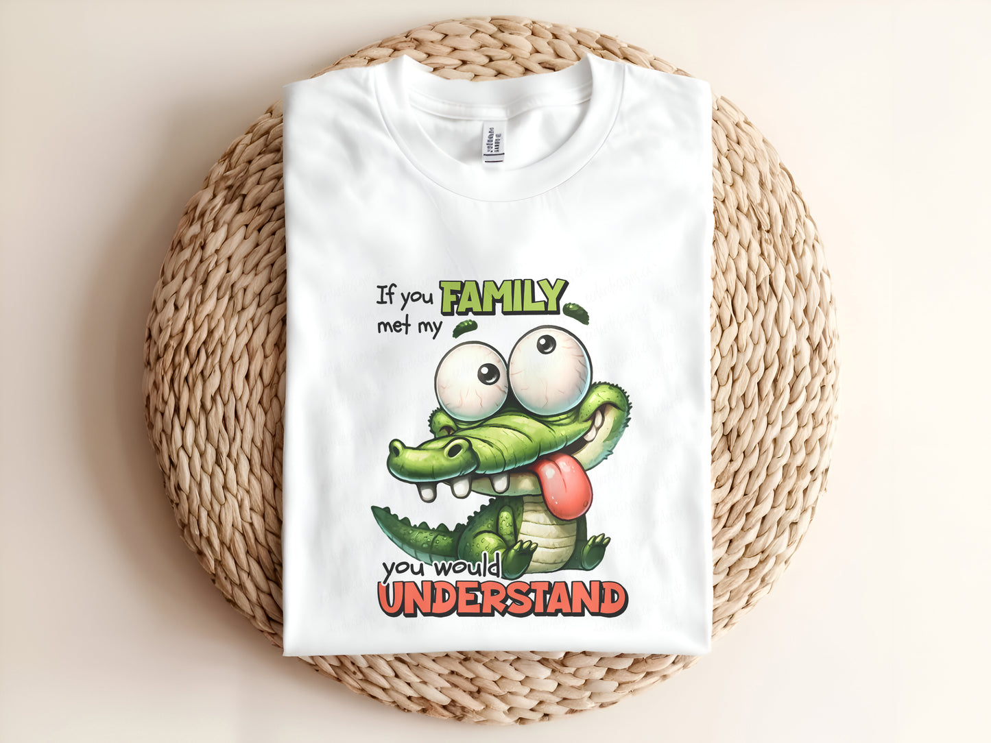 If you met my FAMILY you would UNDERSTAND Adult Graphic Tee