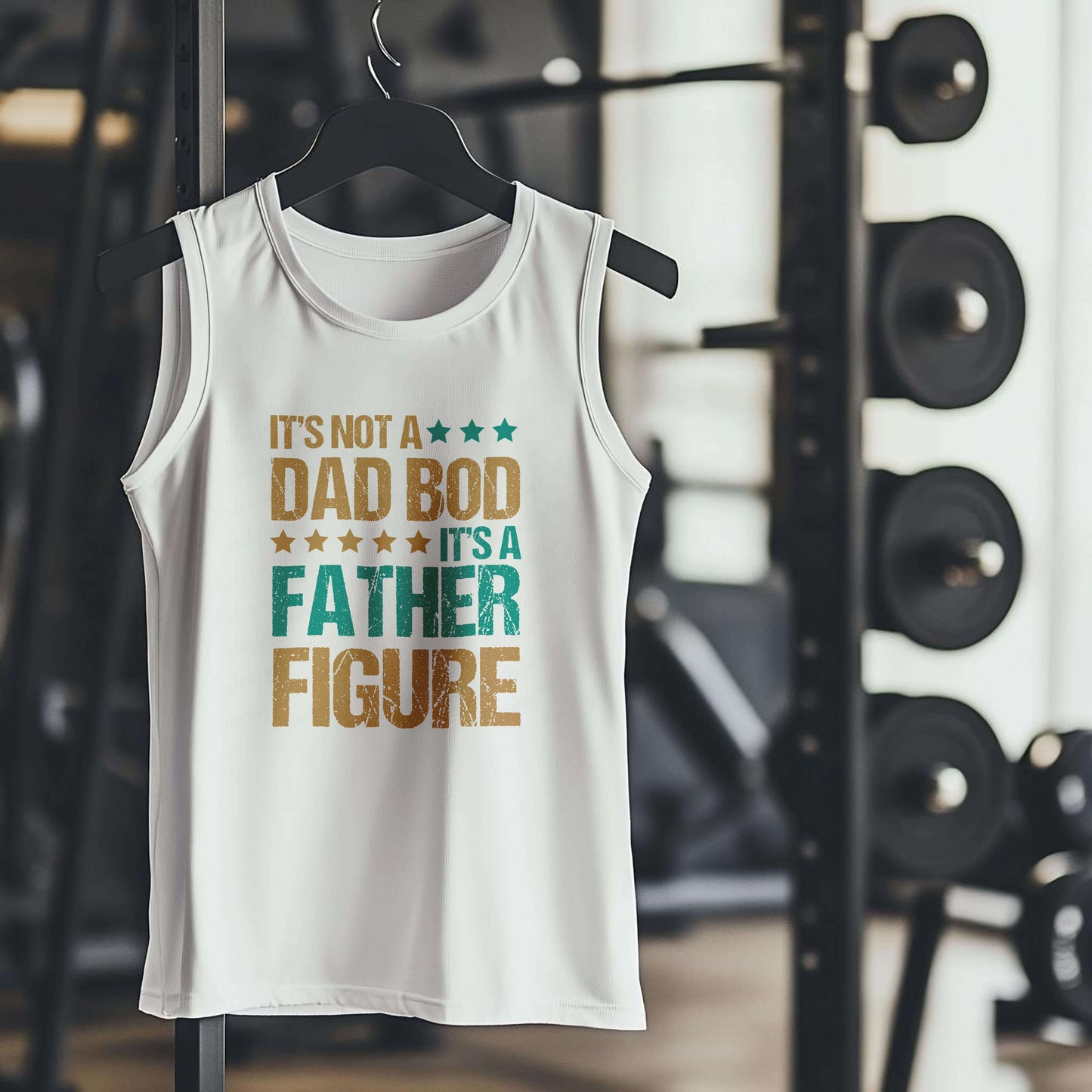 IT'S NOT A DAD BOD IT'S A FATHER FIGURE Premium Adult Tank – Lightweight & Versatile