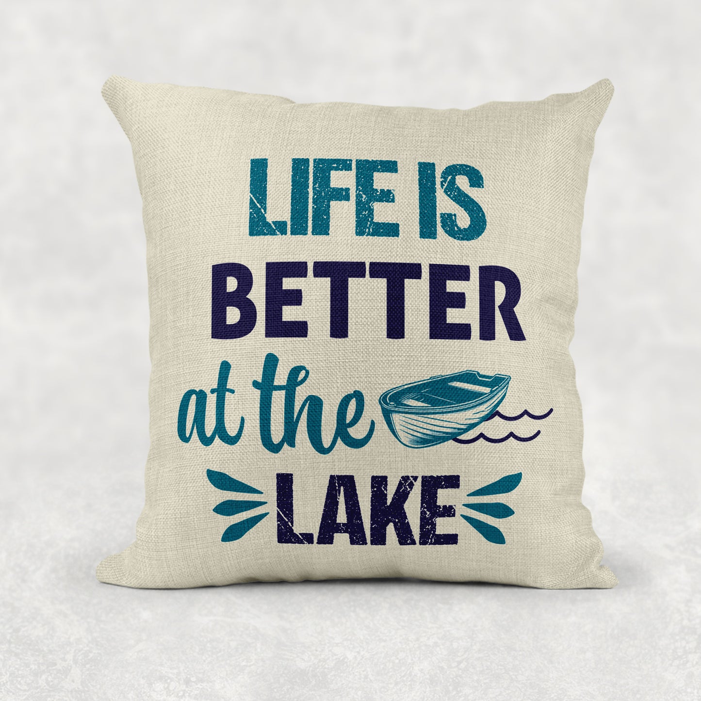 Life is Better at the Lake Pillow