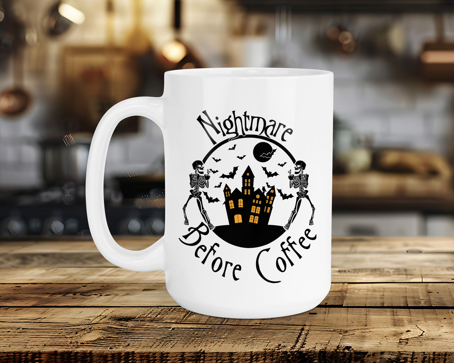 Nightmare Before Coffee Classic Ceramic Mug