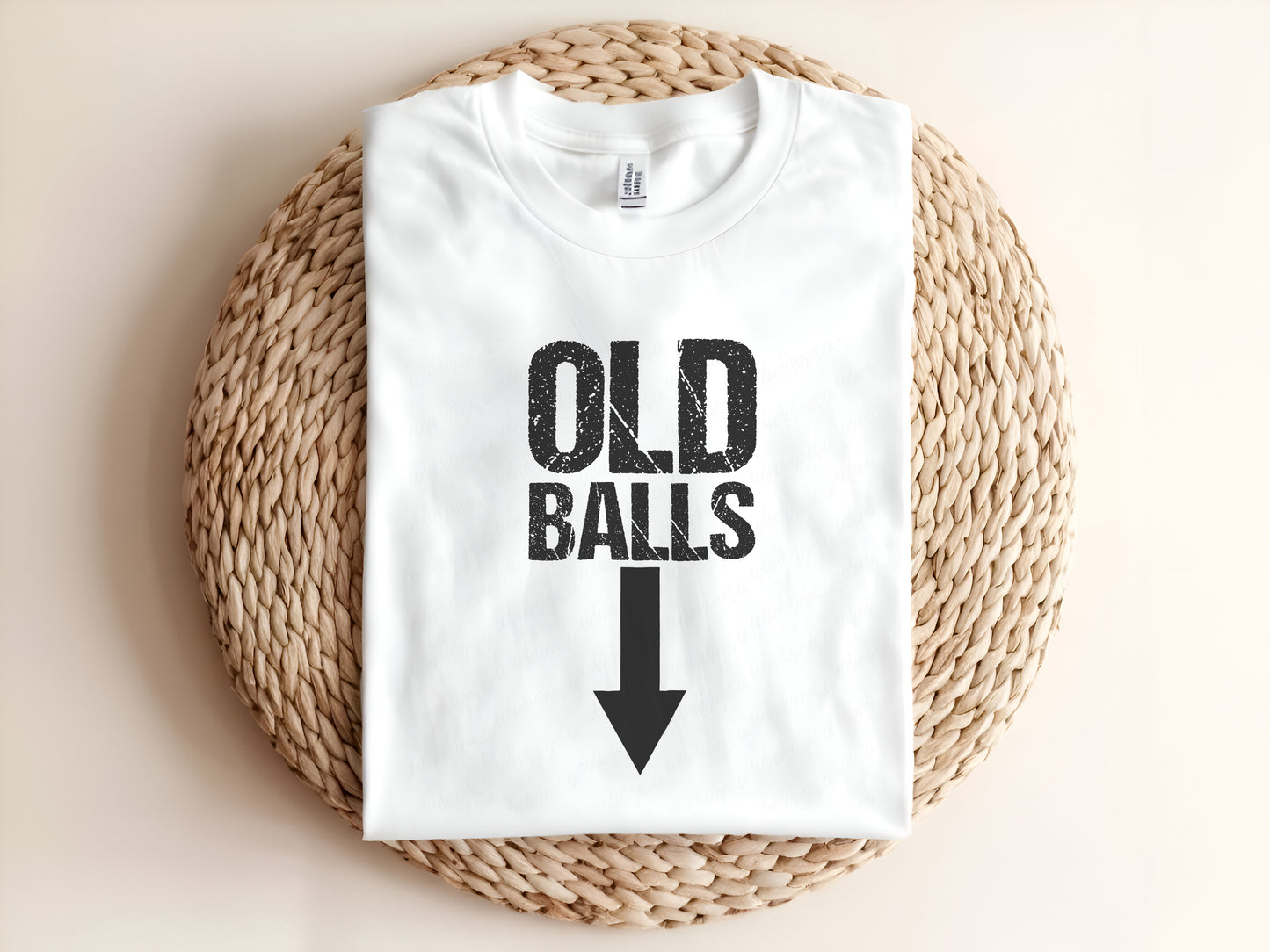 OLD BALLS Adult Graphic Tee