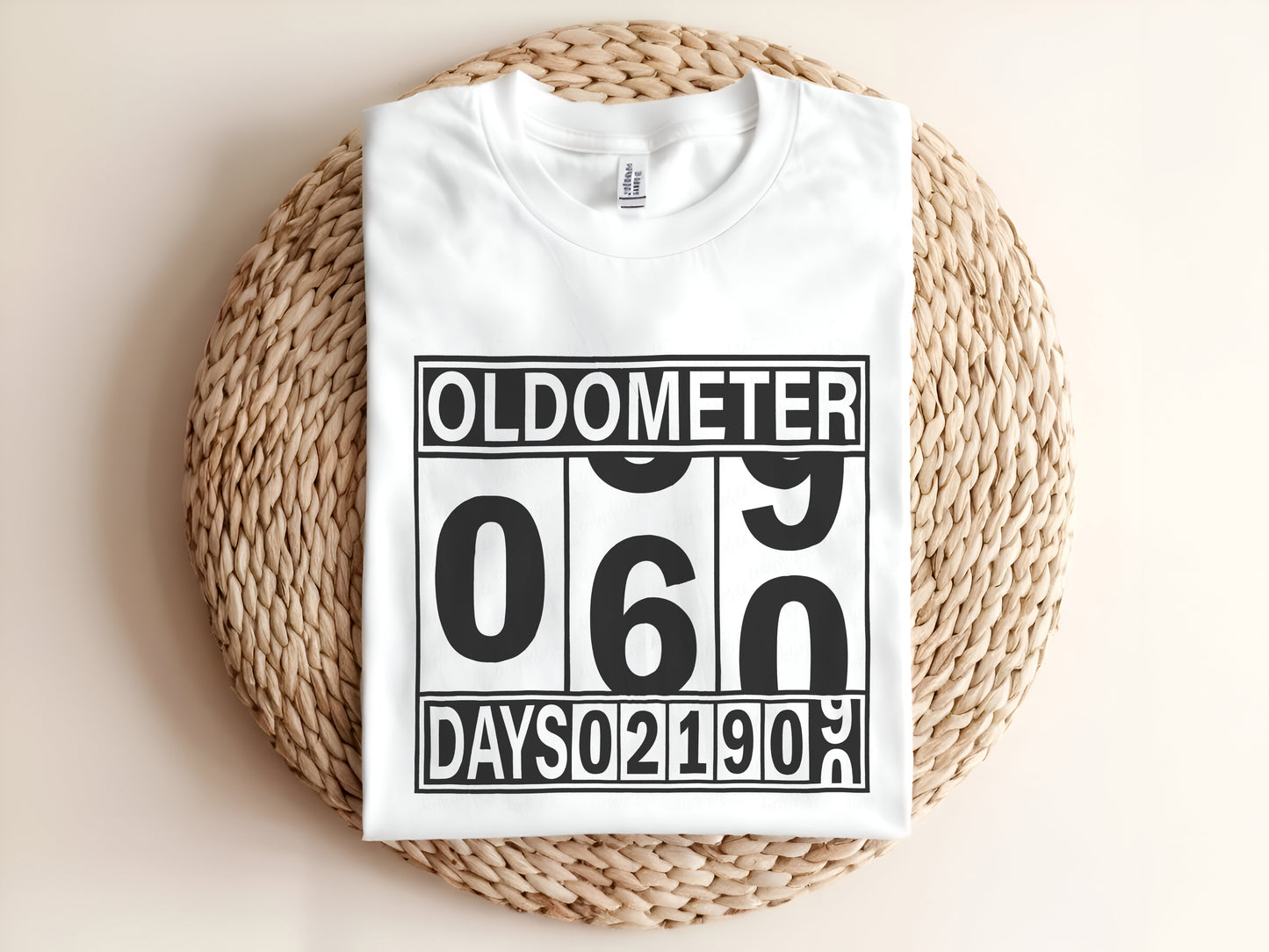 OLDOMETER 60th Birthday Adult Graphic Tee