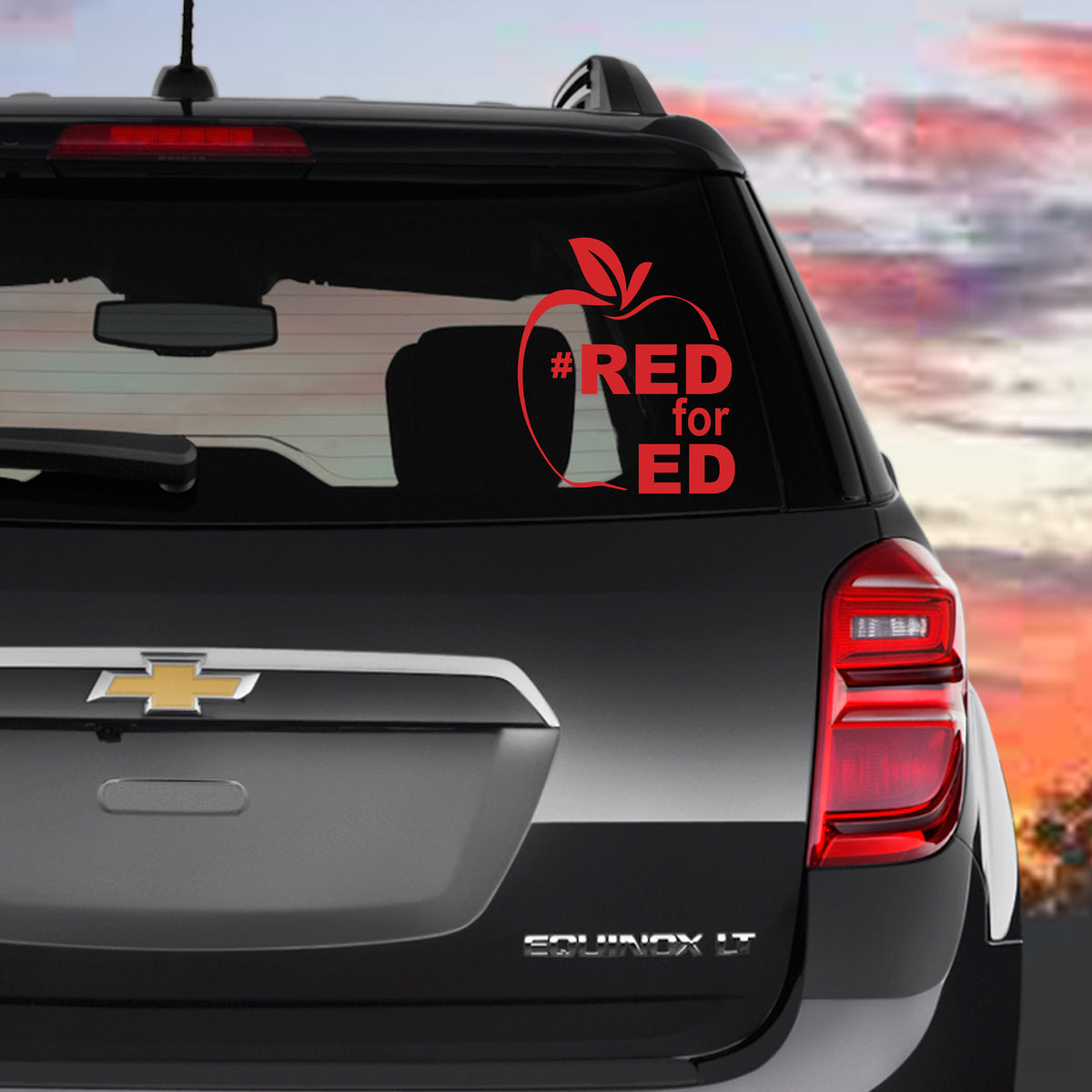 Red for Ed Decal, Premium Vinyl Decal - Weatherproof & Easy to Apply!