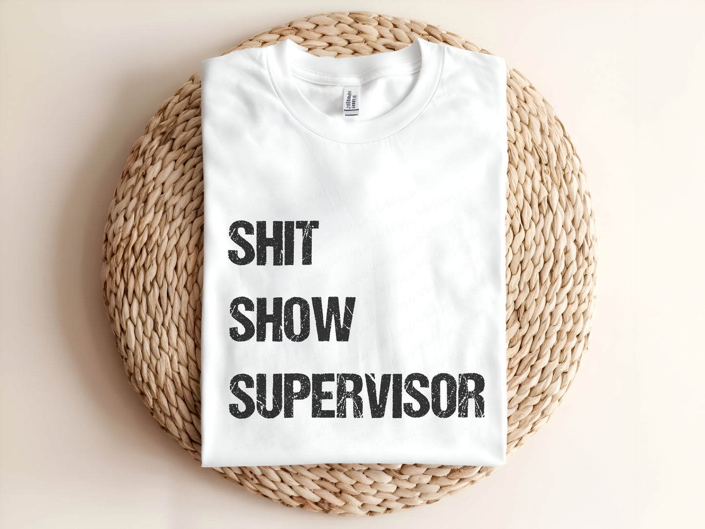 SHIT SHOW SUPERVISOR Adult Graphic Tee
