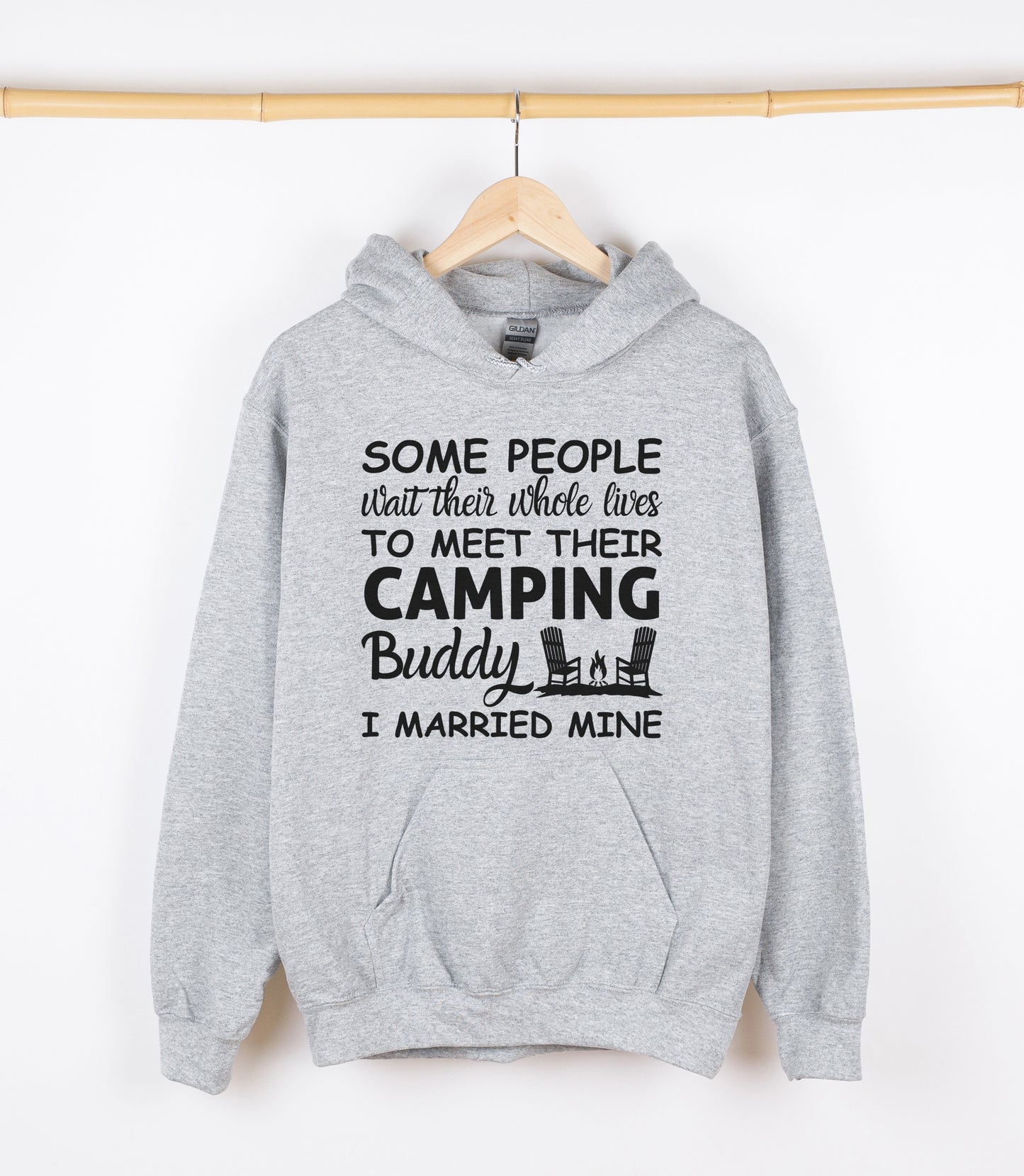 SOME PEOPLE wait their whole lives TO MEET THEIR CAMPING Buddy I MARRIED MINE Sweatshirt, Crewdie, Hoodie, Full Zip-Up Hoodie