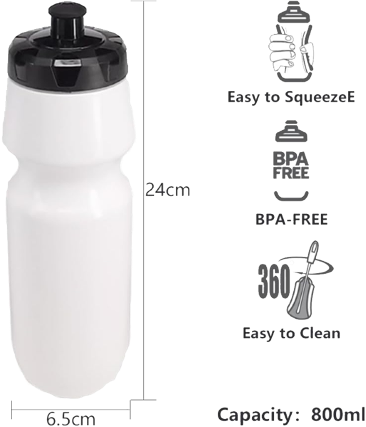 Durable Plastic Sports Water Bottle