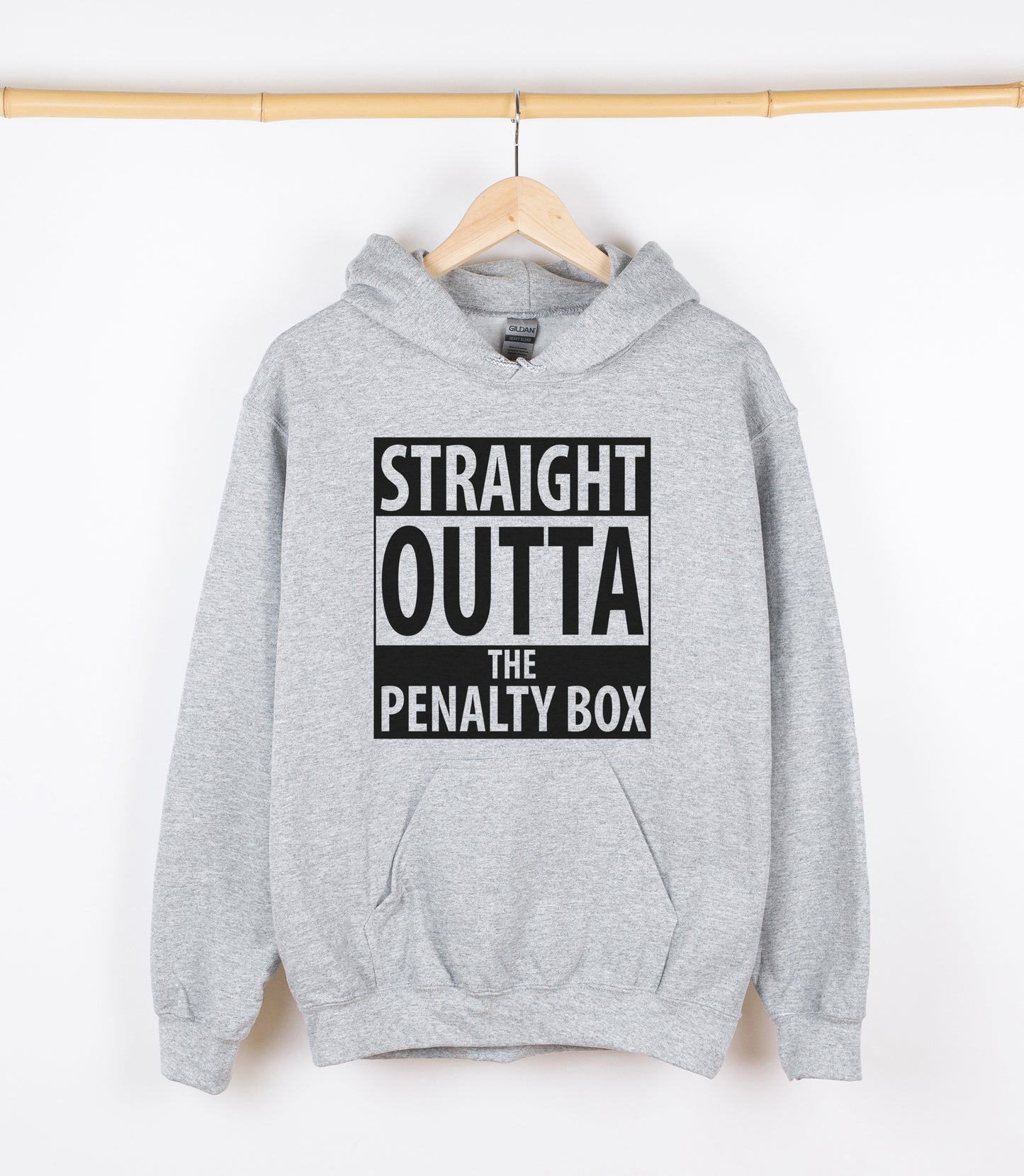 STRAIGHT OUTTA THE PENALTY BOX Sweatshirt, Crewdie, Hoodie, Full Zip-Up Hoodie