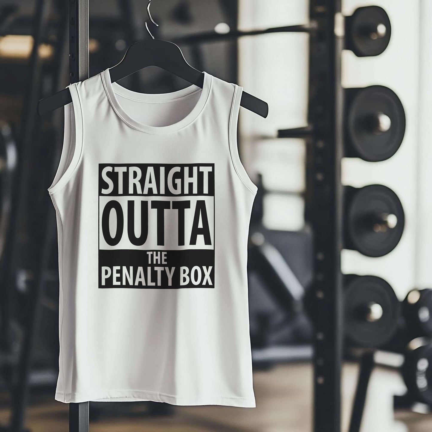 STRAIGHT OUTTA THE PENALTY BOX Premium Adult Tank – Lightweight & Versatile