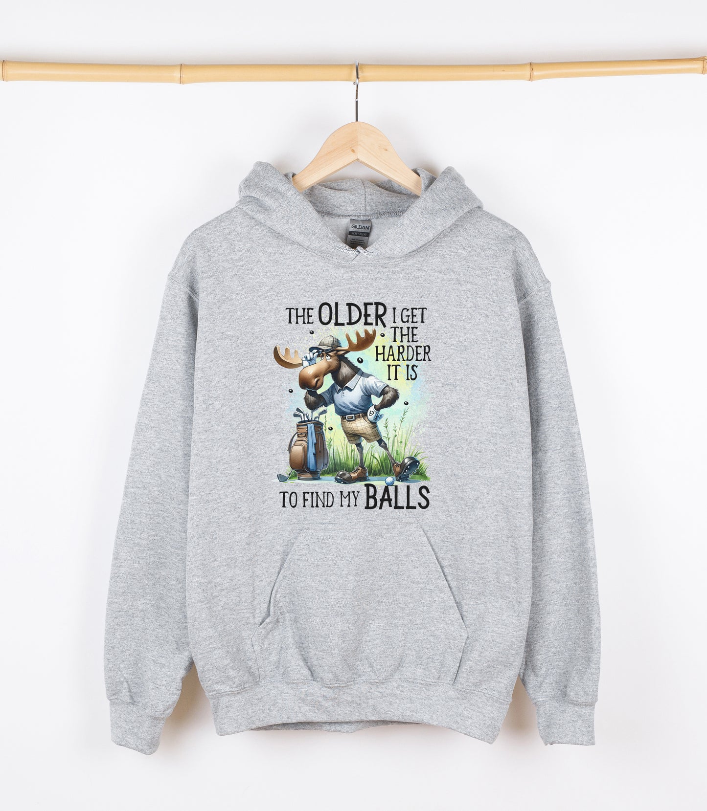 THE OLDER I GET THE HARDER IT IS TO FIND MY BALLS Sweatshirt, Crewdie, Hoodie, Full Zip-Up Hoodie
