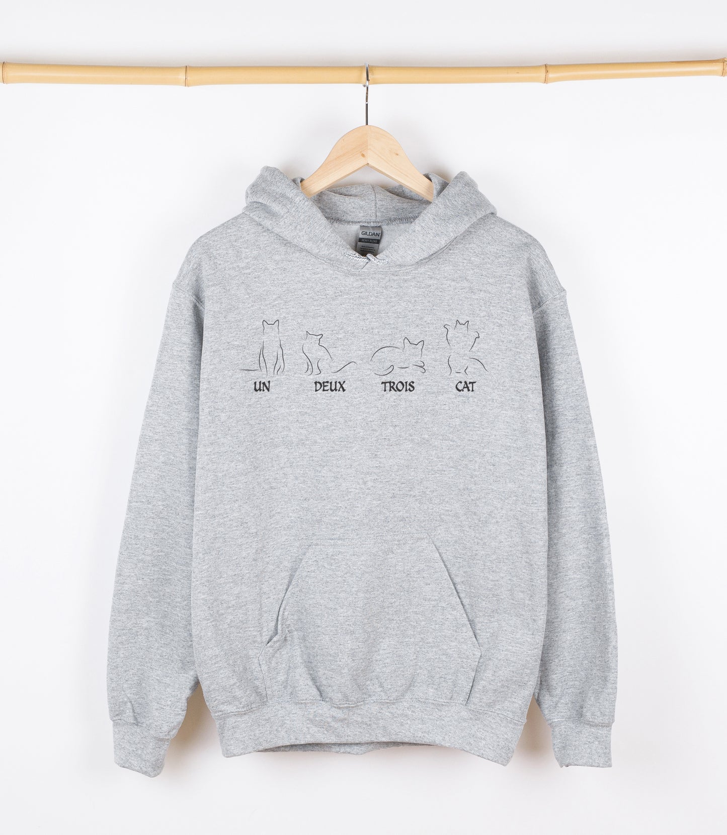 UN DEUX TROIS CAT Sweatshirt, Crewdie, Hoodie, Full Zip-Up Hoodie