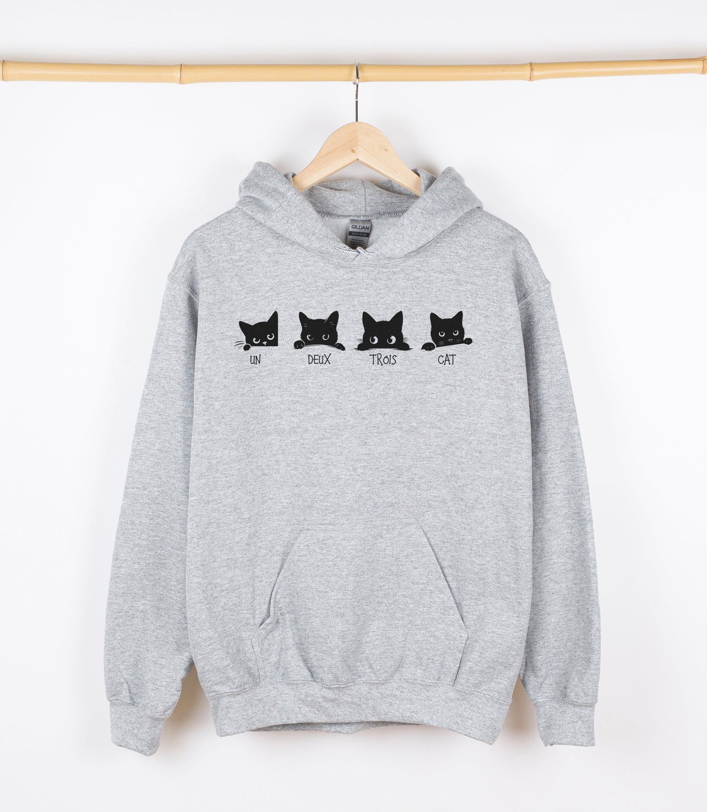 UN DEUX TROIS CAT Sweatshirt, Crewdie, Hoodie, Full Zip-Up Hoodie