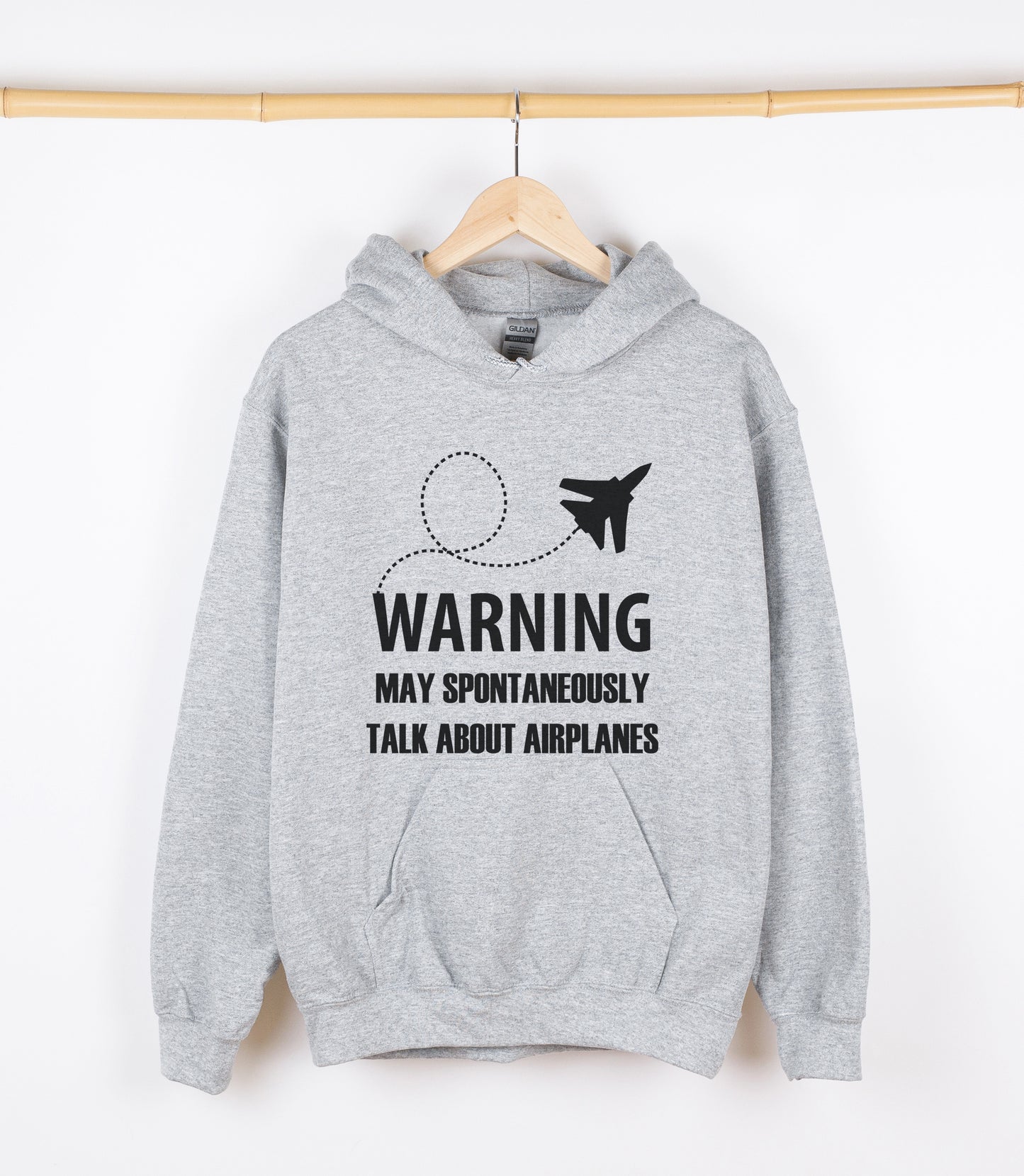 WARNING MAY SPONTANEOUSLY TALK ABOUT AIRPLANES Sweatshirt, Crewdie, Hoodie, Full Zip-Up Hoodie