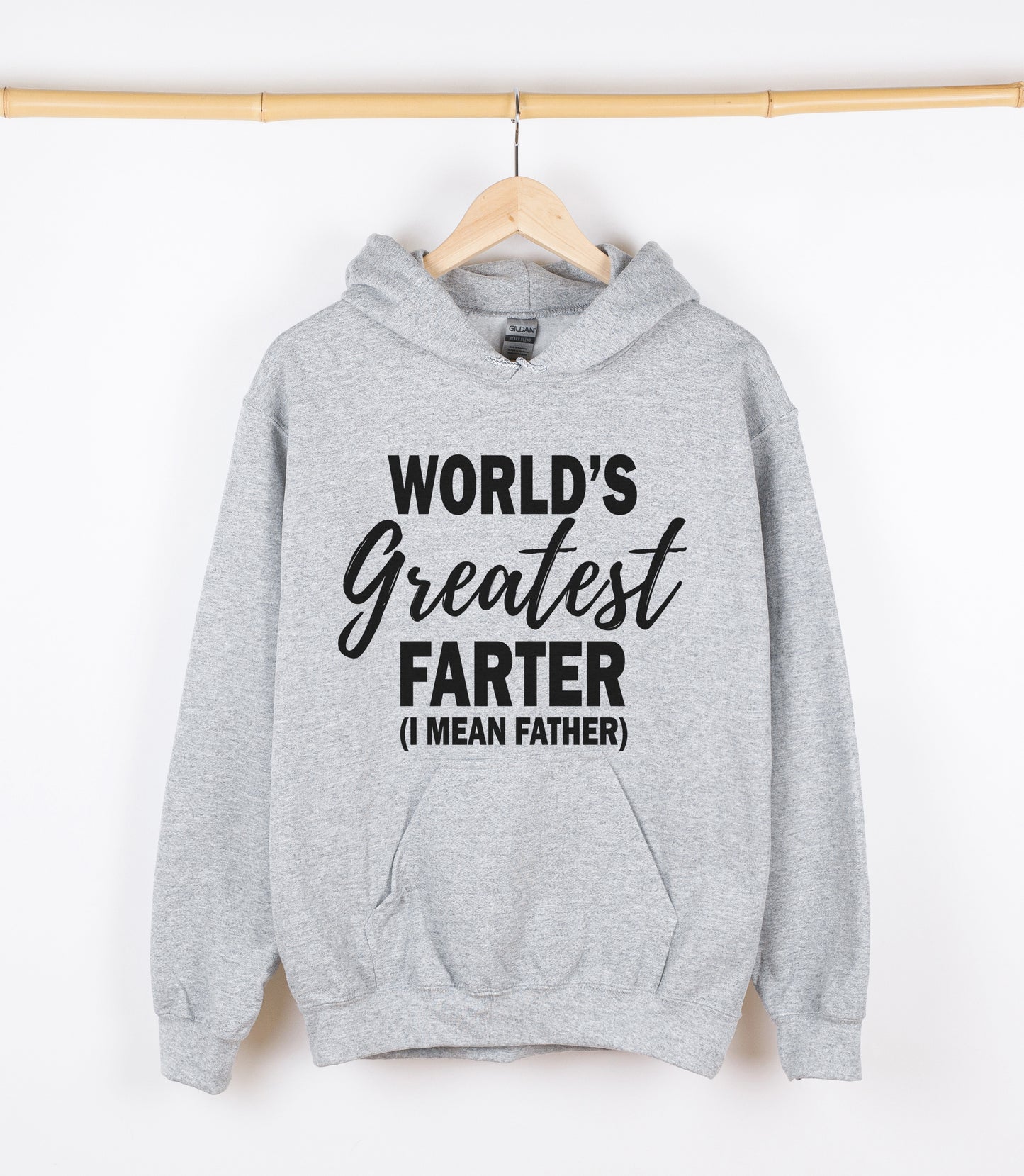 WORLD'S Greatest FARTER (I MEAN FATHER) Sweatshirt, Crewdie, Hoodie, Full Zip-Up Hoodie