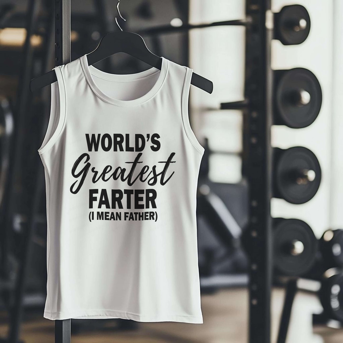 WORLD'S Greatest FARTER (I MEAN FATHER) Premium Adult Tank – Lightweight & Versatile