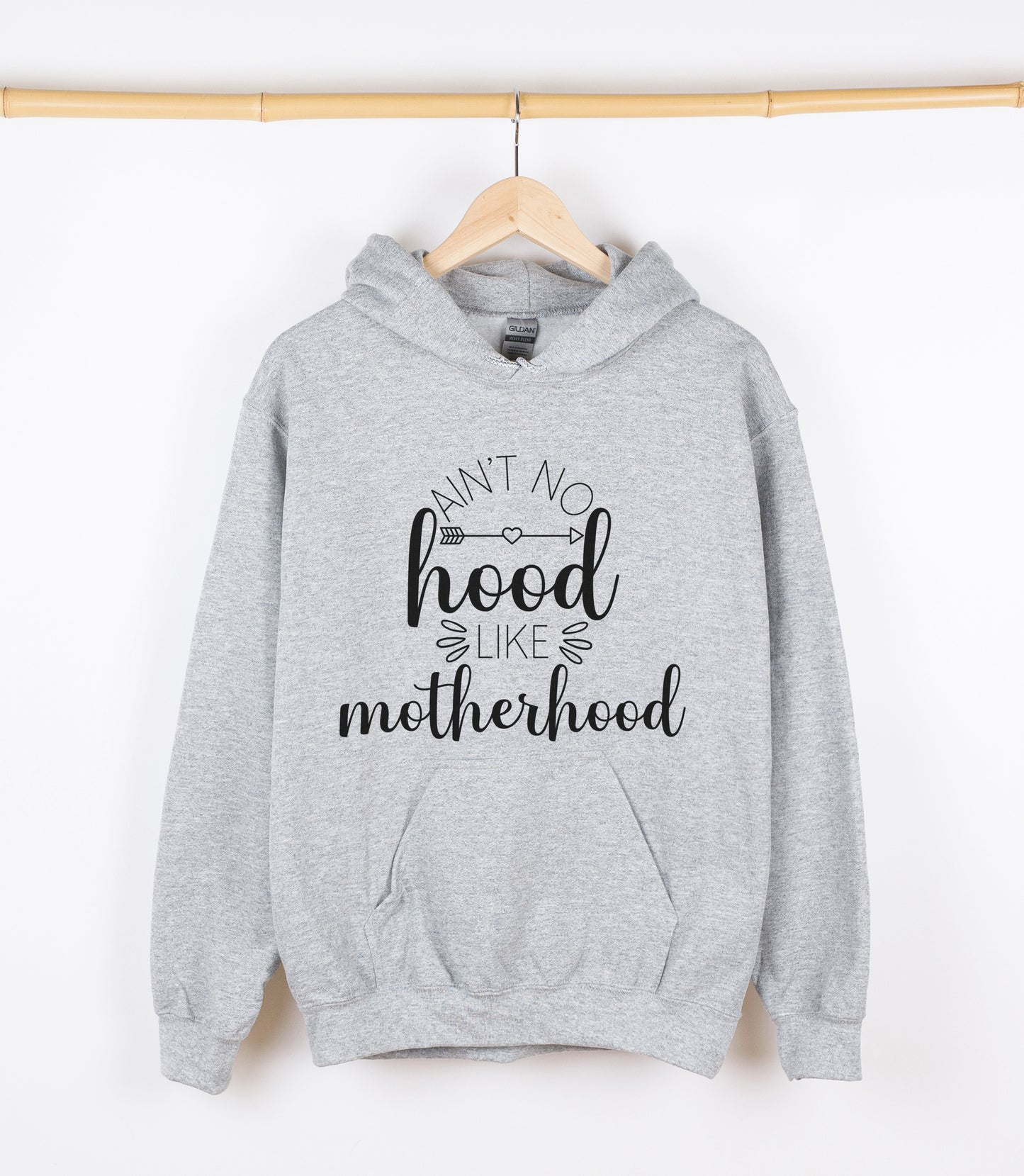 AIN'T NO hood LIKE motherhood Sweatshirt, Crewdie, Hoodie, Full Zip-Up Hoodie