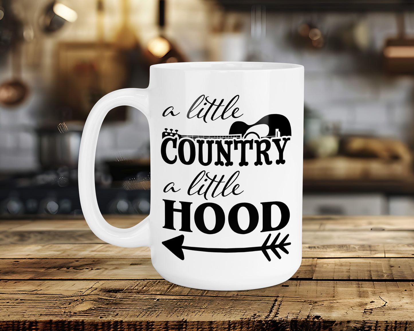 a little COUNTRY a little HOOD Classic Ceramic Mug