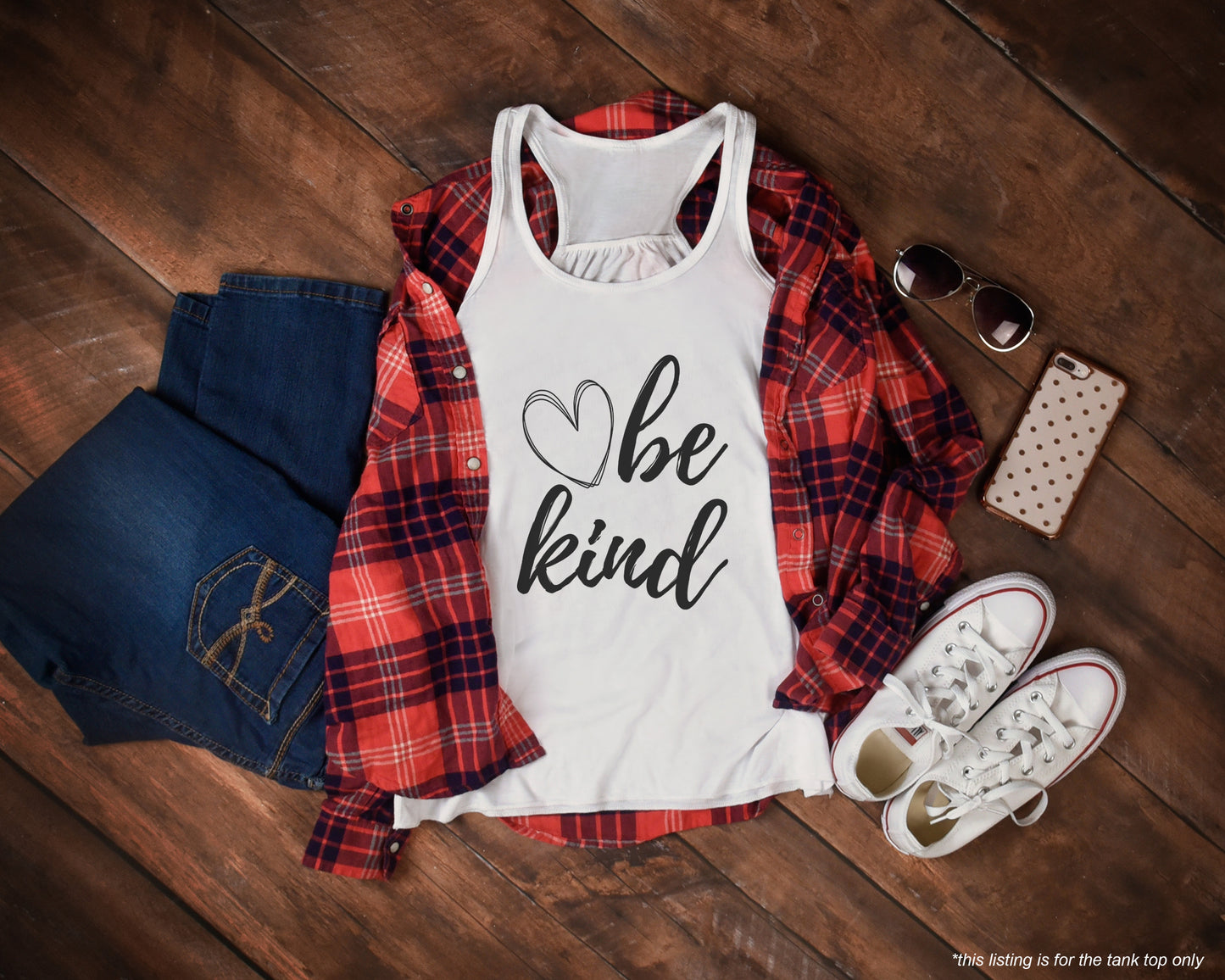 be kind Premium Adult Tank – Lightweight & Versatile