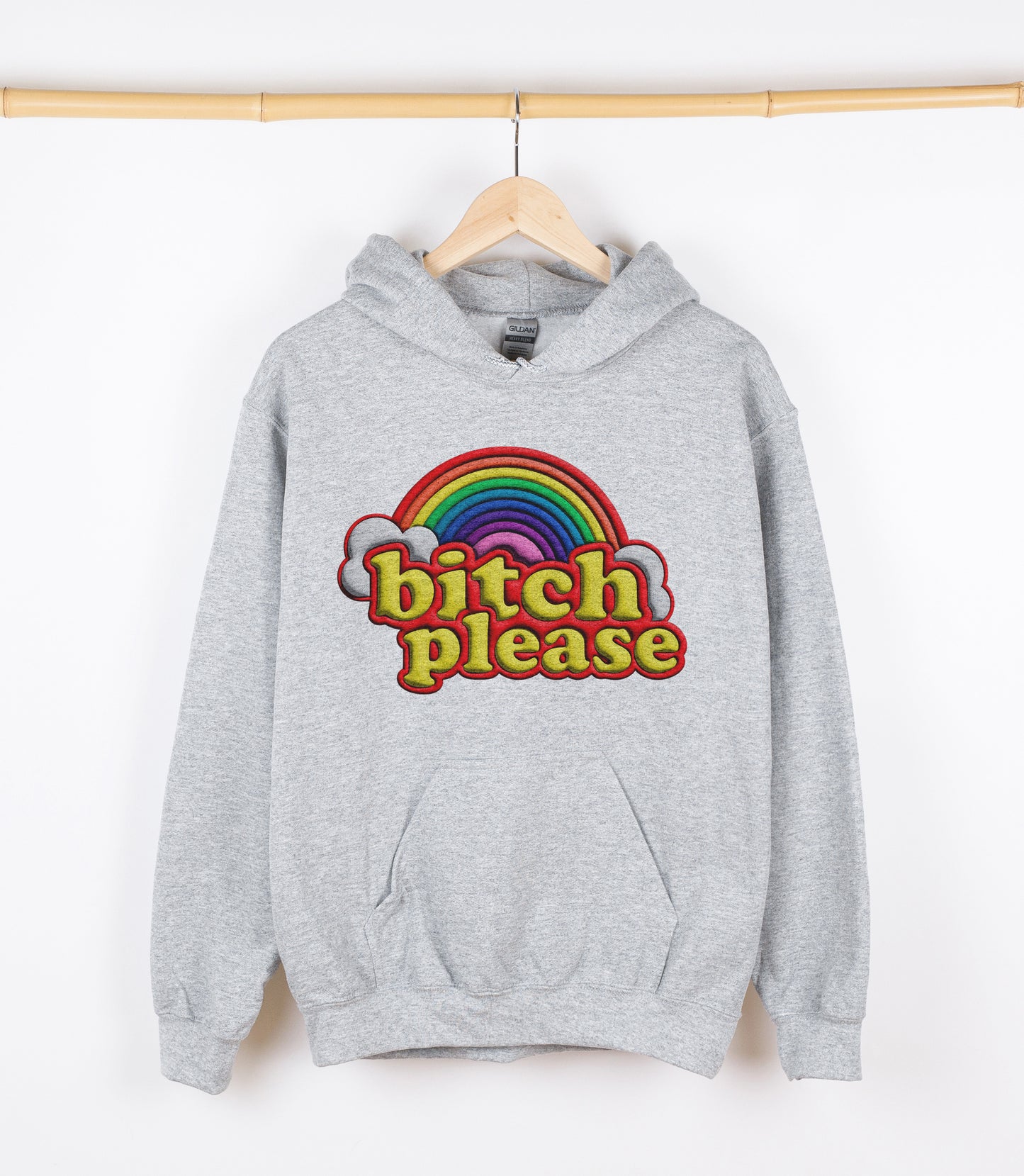 bitch please (3D Look) Sweatshirt, Crewdie, Hoodie, Full Zip-Up Hoodie