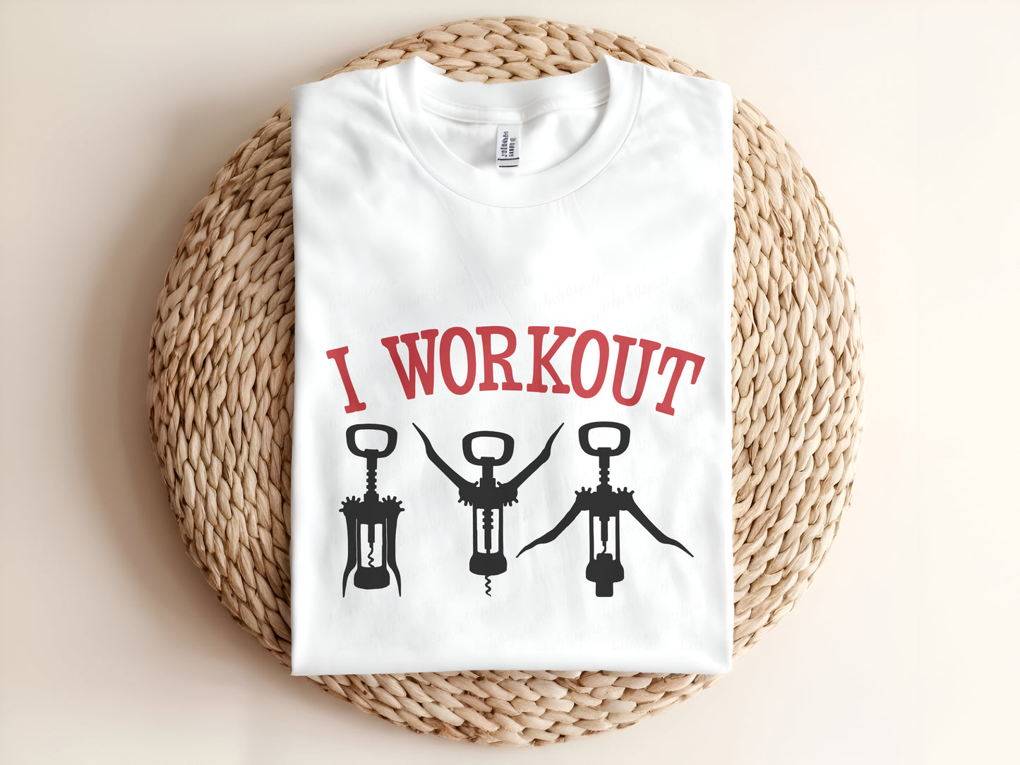 I WORKOUT Adult Graphic Tee