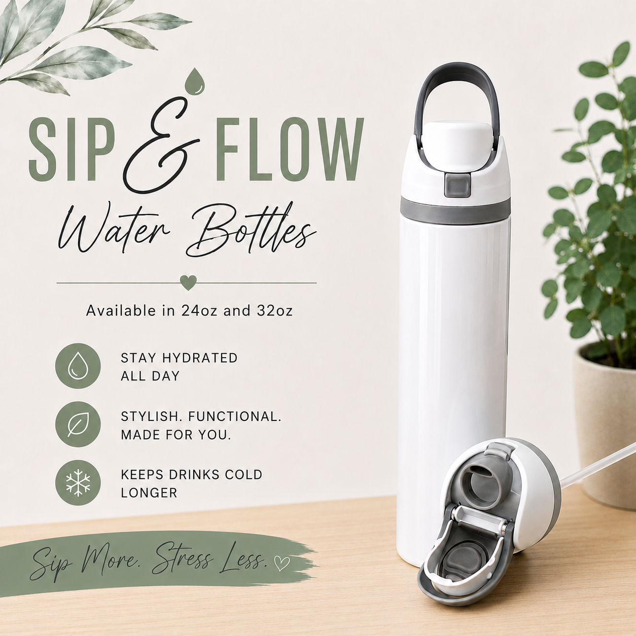 Sip & Flow Water Bottle