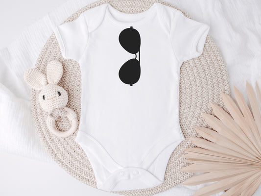 Baby Sunglasses, Baby Onesie – Personalized Newborn Outfit, Gender Neutral, Baby Gift Idea