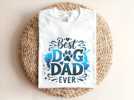 Best Dog Dad Adult Graphic Tee