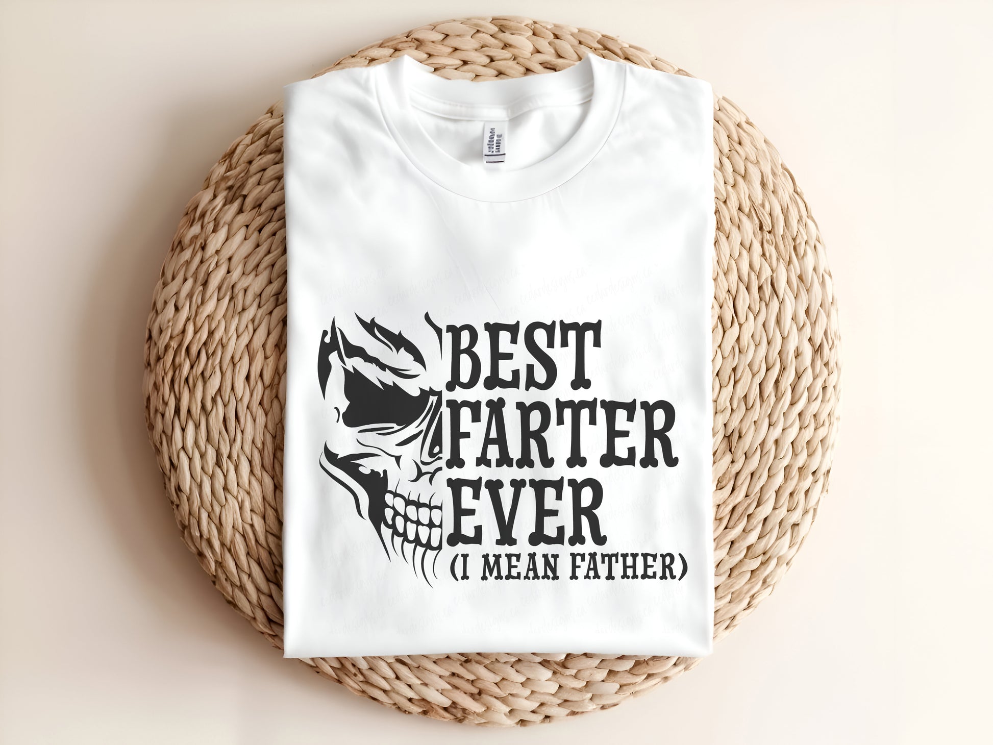 Adult graphic t-shirt featuring “Best Farter Ever” slogan, funny unisex tee with humorous design for casual wear.