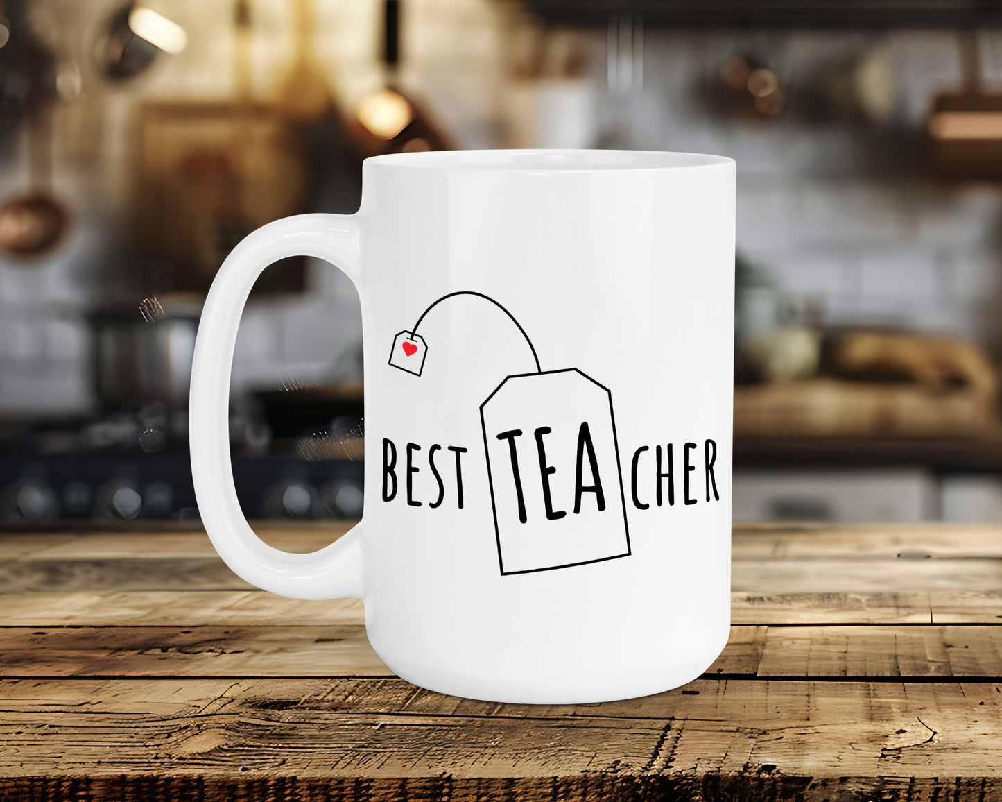 BEST "TEA" CHER Classic Ceramic Mug