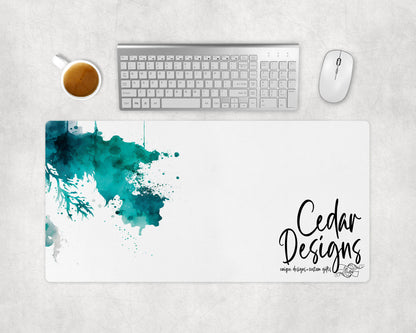Business Logo Gaming Mat, Desk Pad for Gamers & Streamers