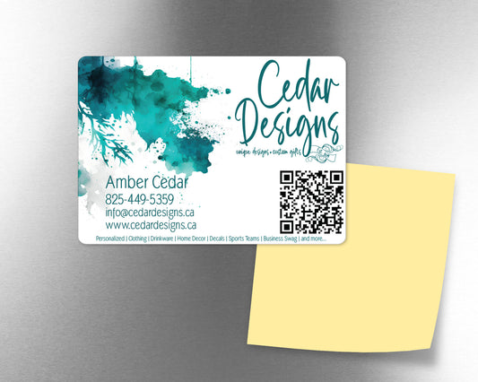 Custom Business Card Fridge Magnet