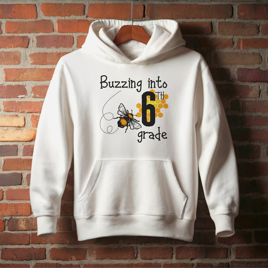 Buzzing into 6th Grade, Soft, Stylish, and Built to Move – Youth Sweatshirts & Hoodies