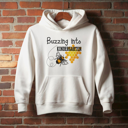Buzzing into Kindergarten, Soft, Stylish, and Built to Move – Youth Sweatshirts & Hoodies