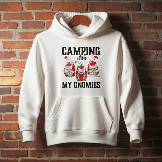 Camping with my Gnomies, Soft, Stylish, and Built to Move – Youth Sweatshirts & Hoodies
