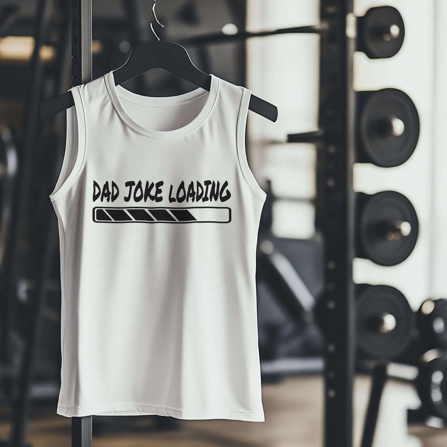 DAD JOKE LOADING Premium Adult Tank – Lightweight & Versatile