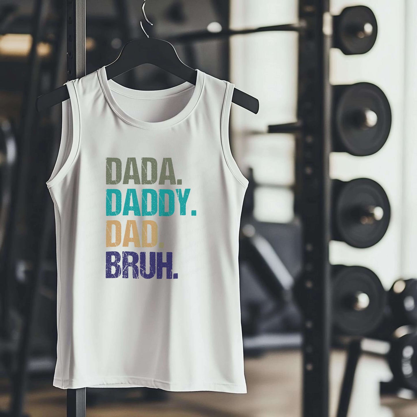 DADA DADDY DAD BRUH Premium Adult Tank – Lightweight & Versatile