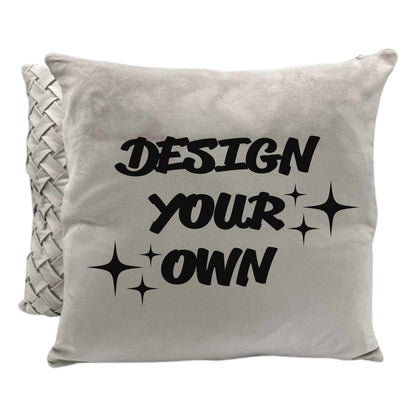 Design Your Own Velvet Weave Throw Pillow
