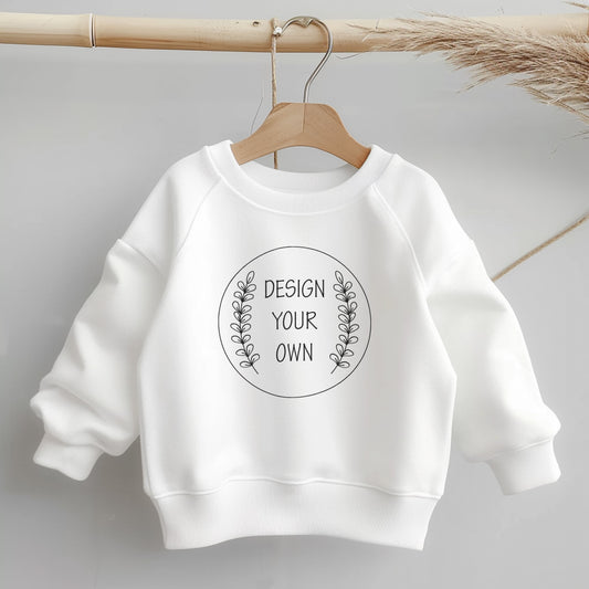 Design Your Own, Little Style, Big Comfort – Everyday Toddler Sweatshirt