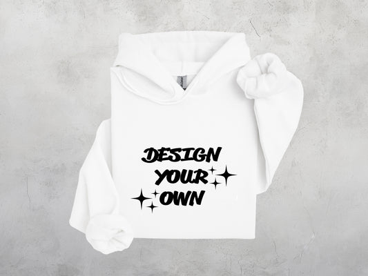 Design Your Own Sweatshirt, Crewdie, Hoodie, Full Zip-Up Hoodie